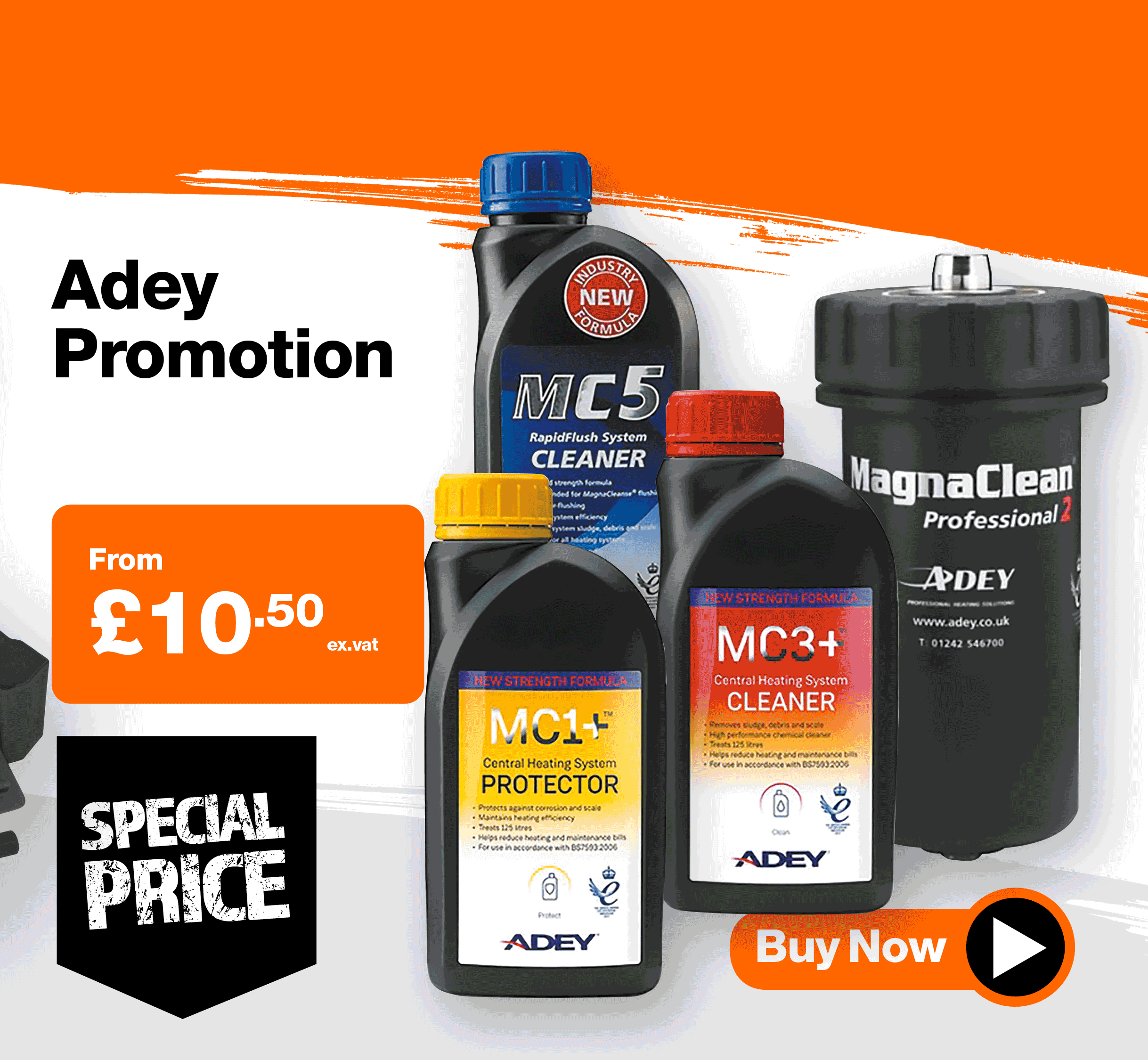 Adey Heating Additives Promo