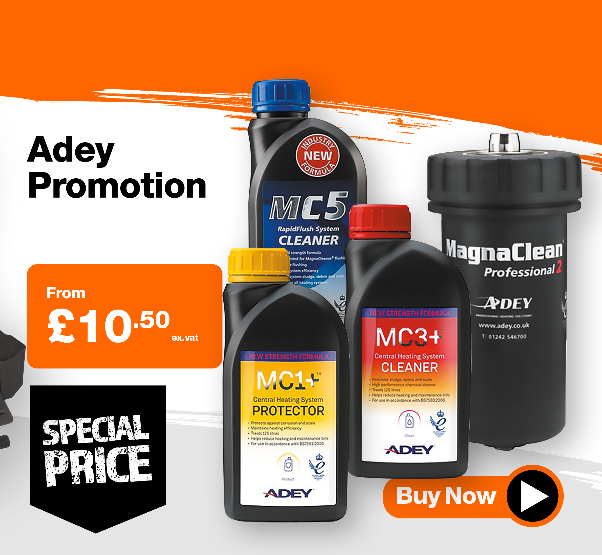 Adey Heating Additives Promo